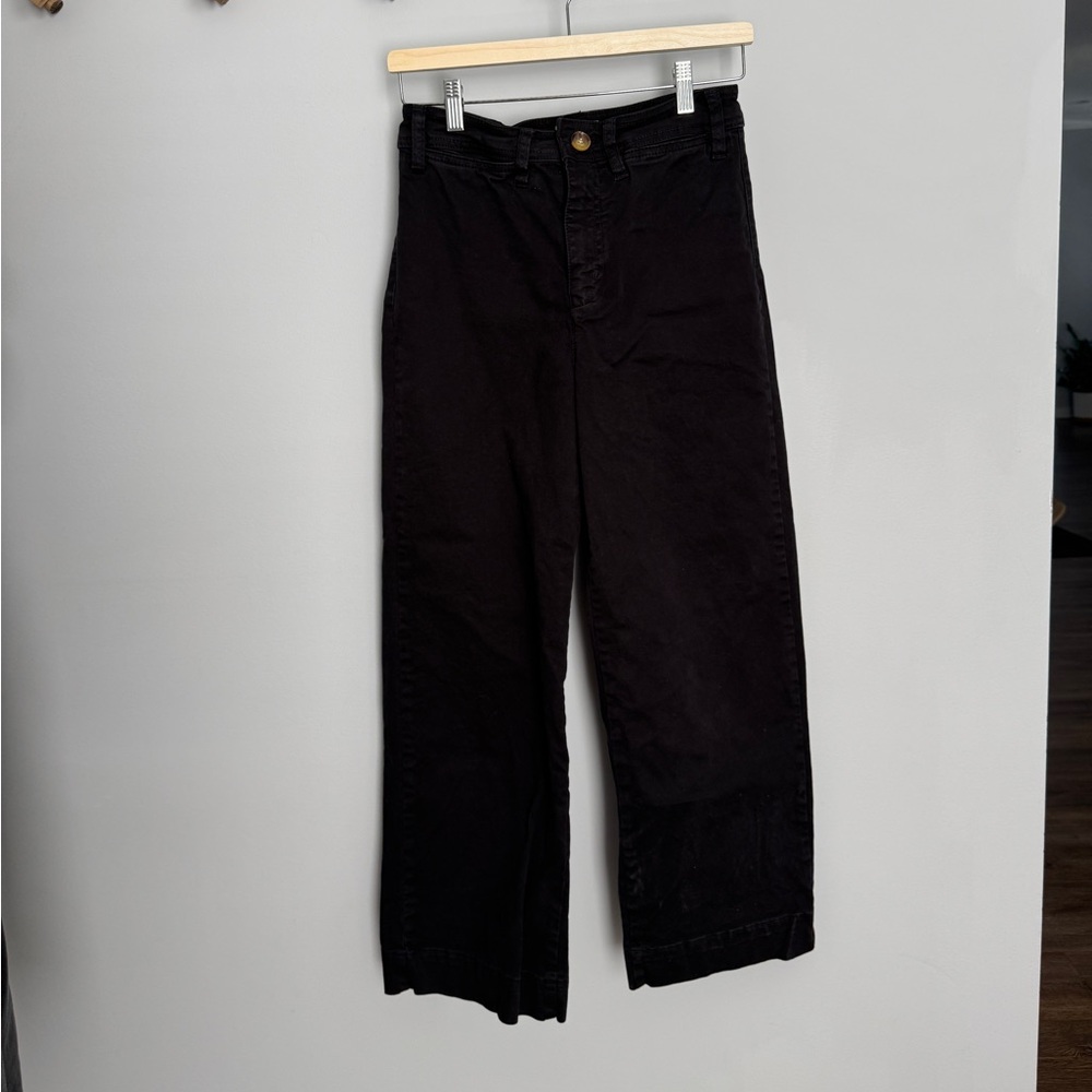 Marine Layer Women’s Size 6 Black Wide-Leg Pants